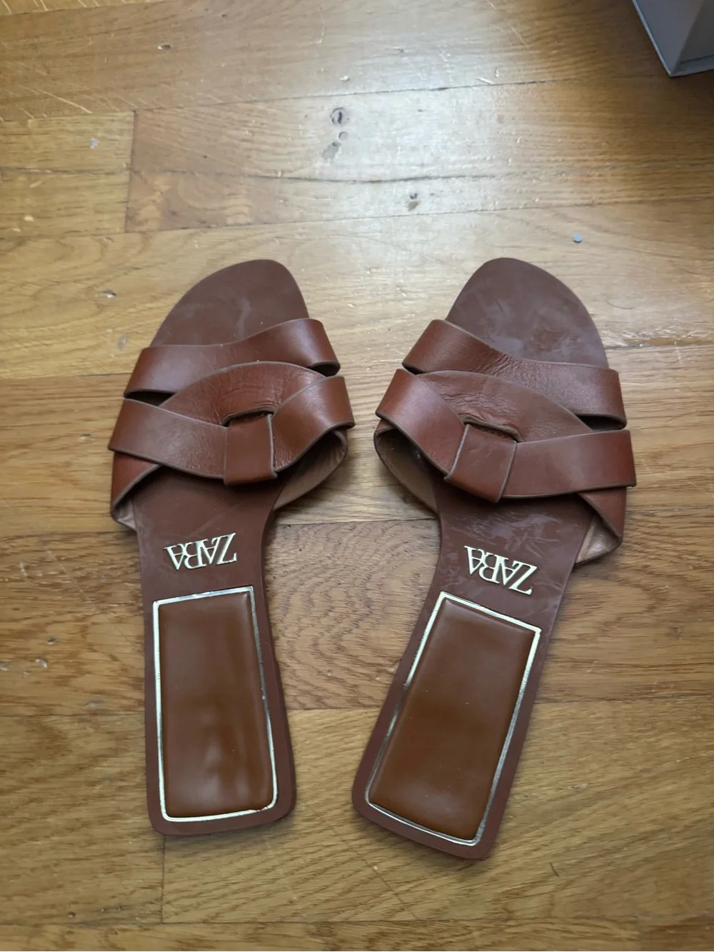Zara brown sandals